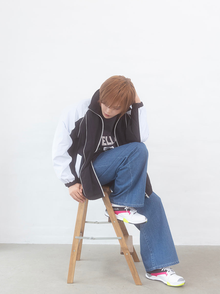 ワイドデニムパンツ