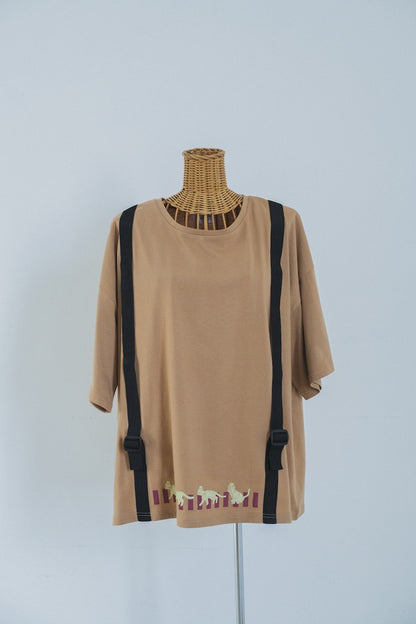 サスペンダーTシャツ