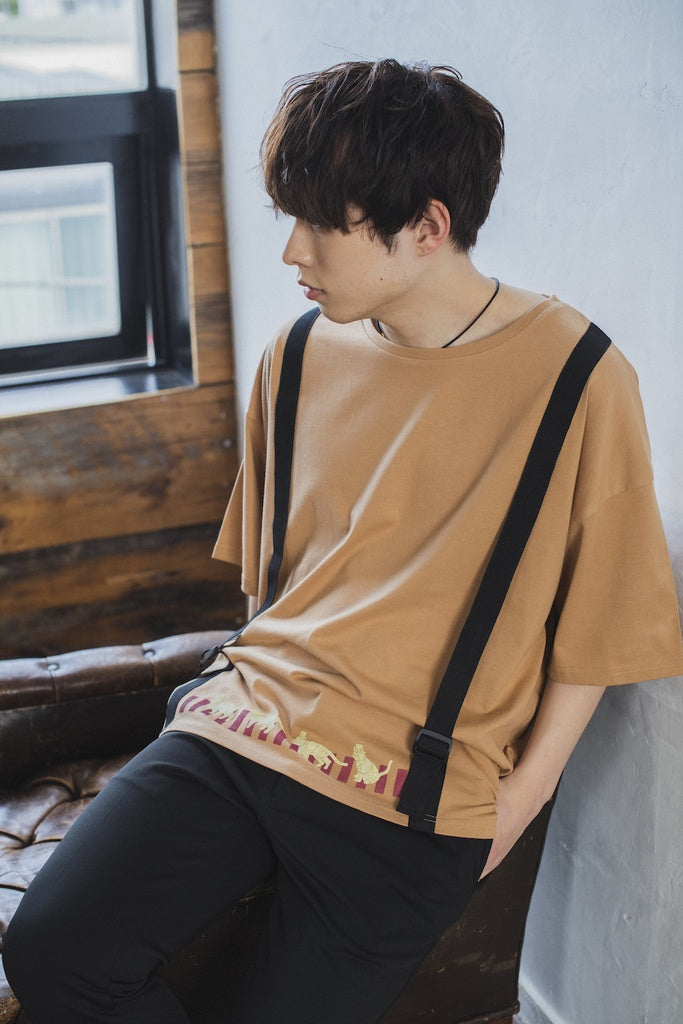 サスペンダーTシャツ