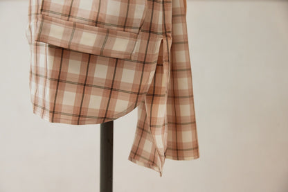 リボンロングシャツ